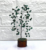 100 Chips Green Jade Crystal Tree