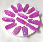 Pink Aura Quartz Raw Points