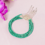 Green Jade Crystal Anklet