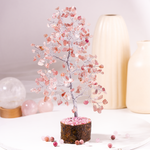 300 Chips Strawberry Quartz Tree