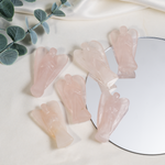 2 inches Rose Quartz Angels