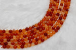 Natural Carnelian Round Beads