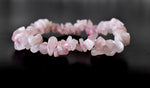 Rose Quartz Chip Bracelet