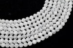 Natural Crack Crystal Round Beads