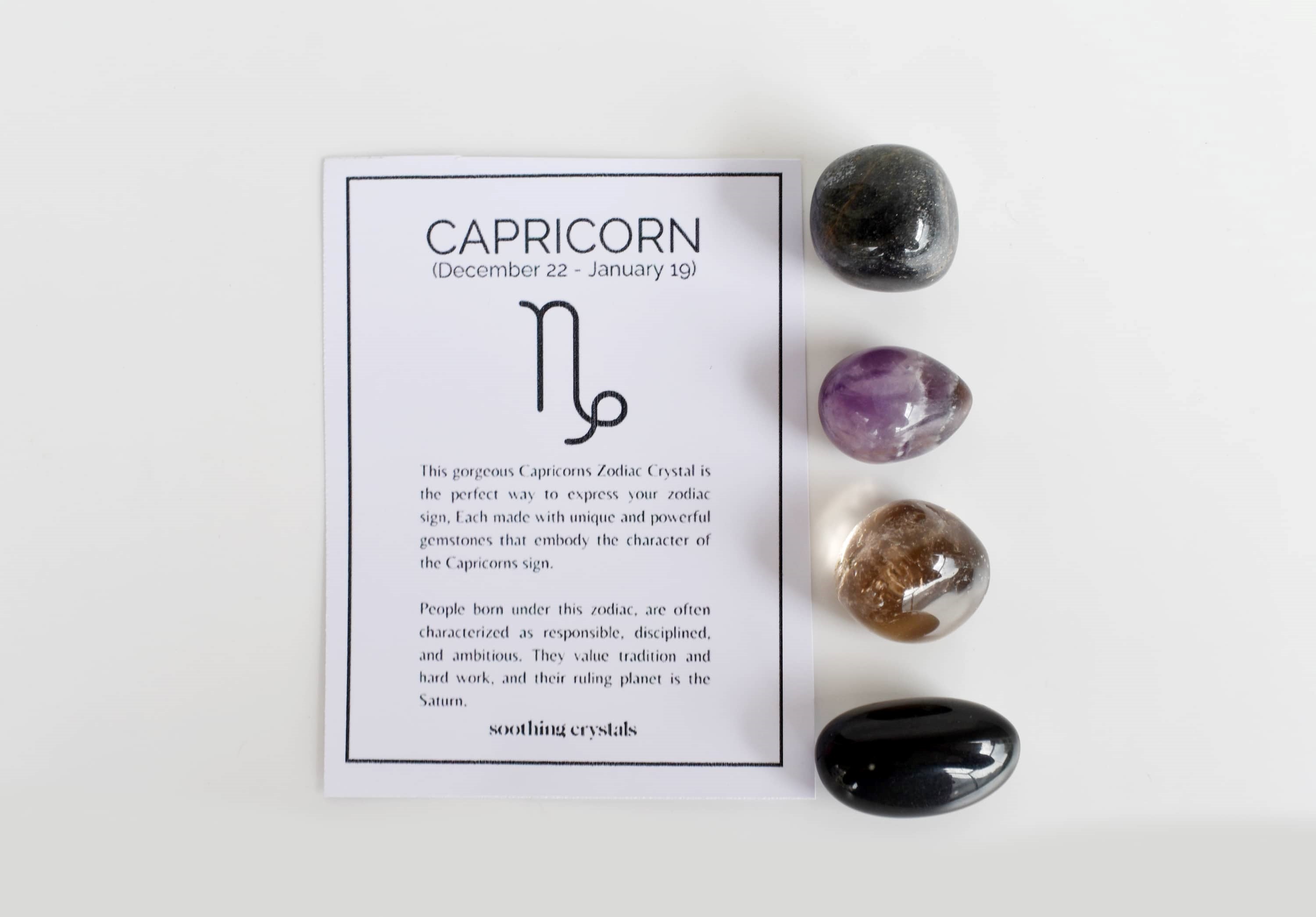 Capricorn Crystals And Stones
