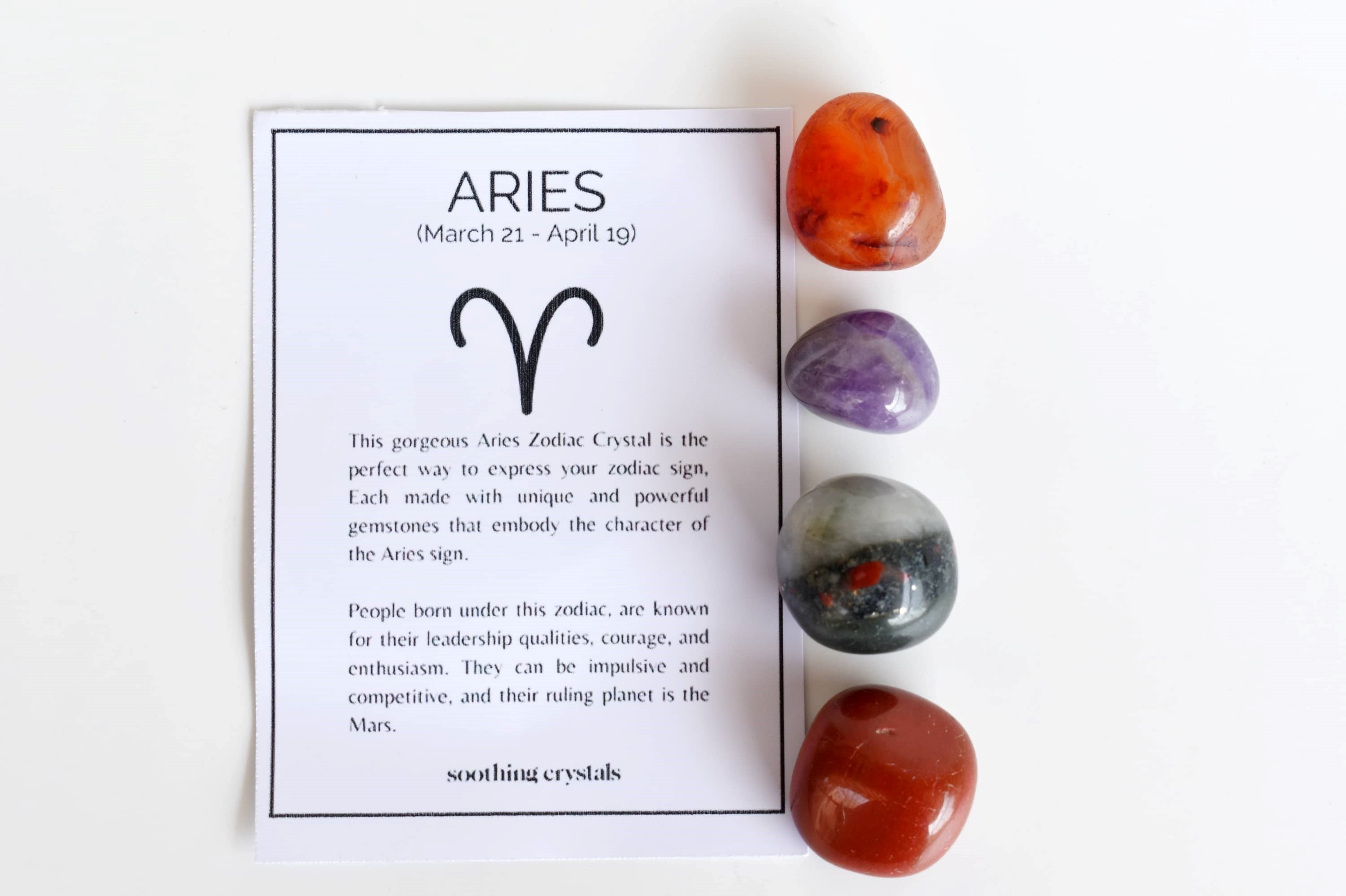 Aries Chakra Stones