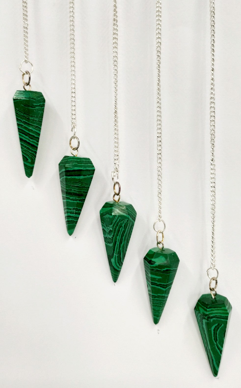 Synthetic Malachite Pendulum
