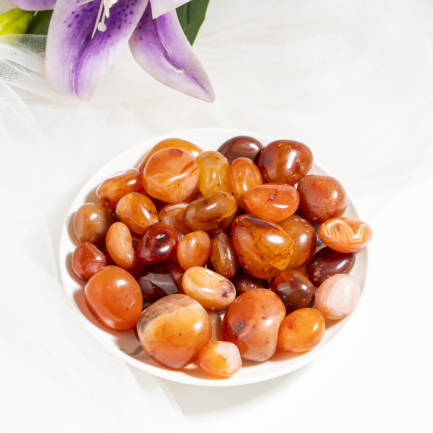 Carnelian Tumbled Stones