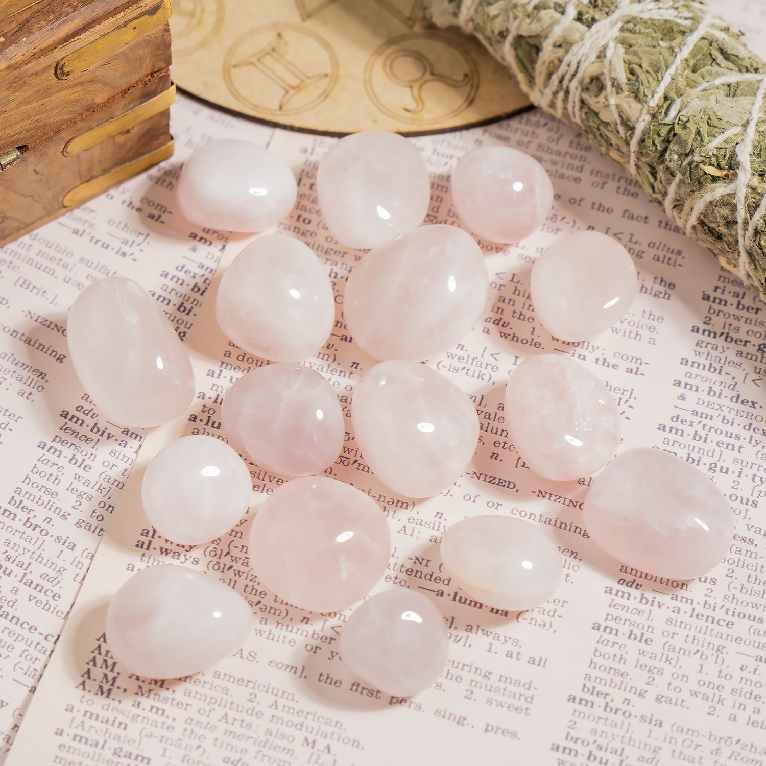 Rose Quartz Tumbled Stones