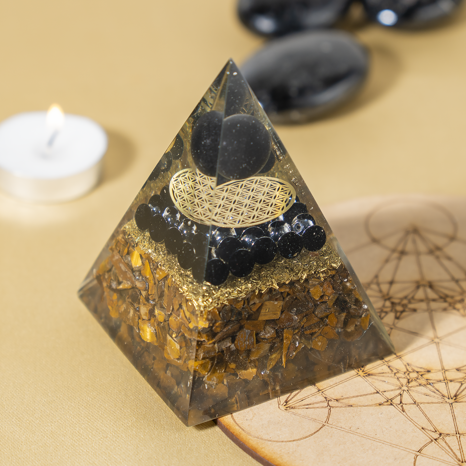 Triple Protection Orgone Pyramid