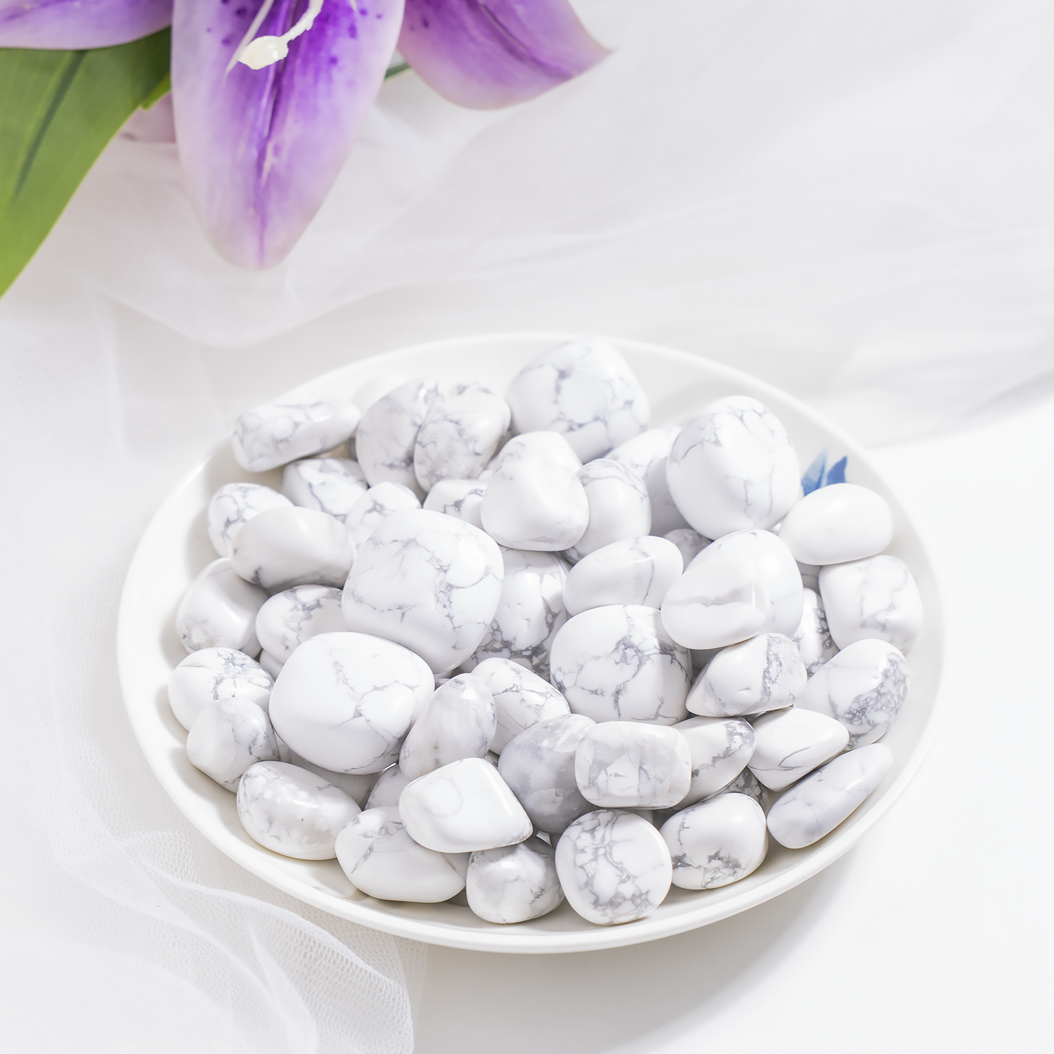 Howlite Tumbled Stones