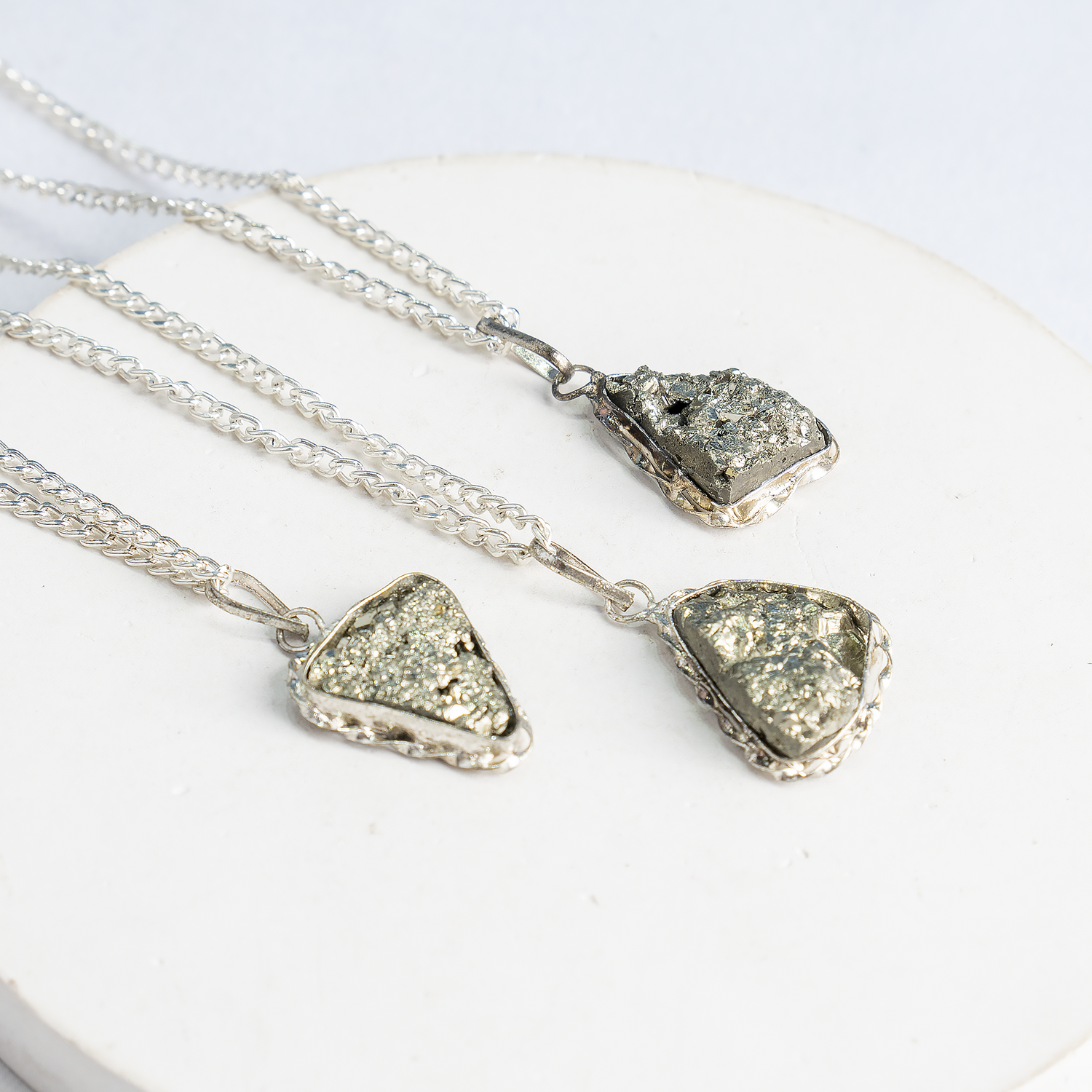 Natural Pyrite Pendant