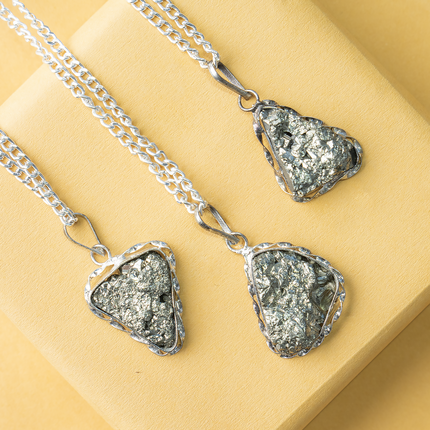 Natural Pyrite Pendant