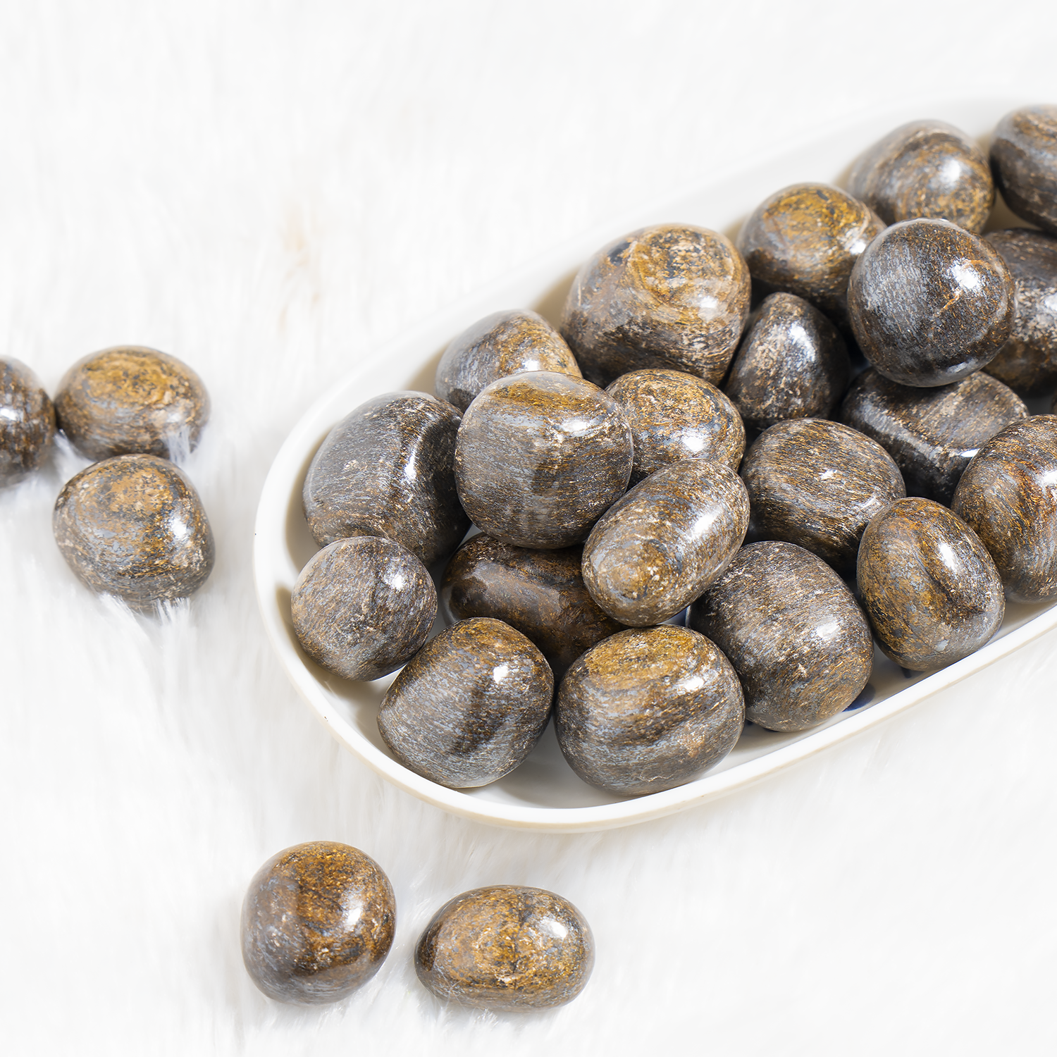 Bronzite Tumbled Stones