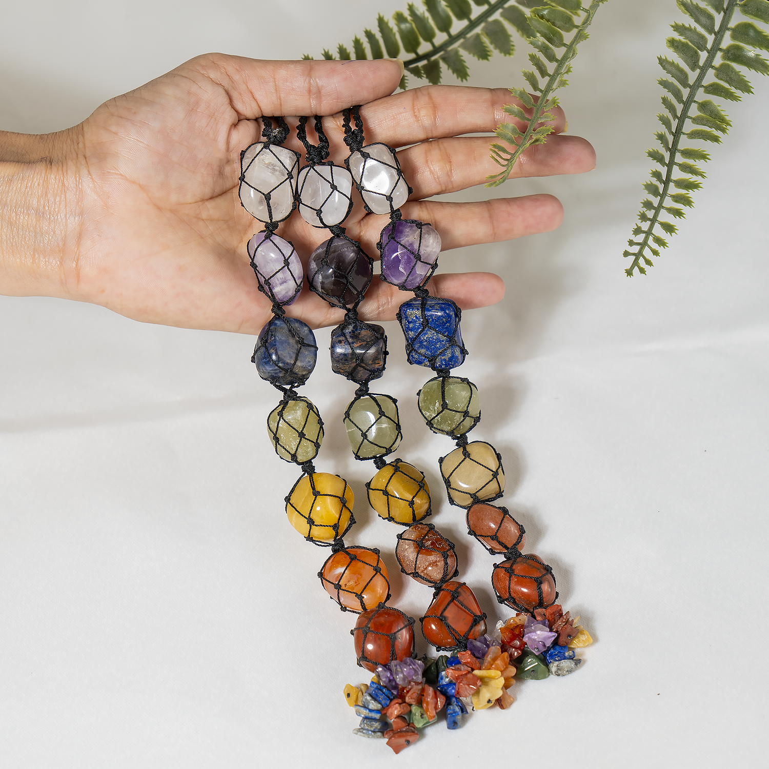 7 Chakra Stone Hanger for Car and Home Decor