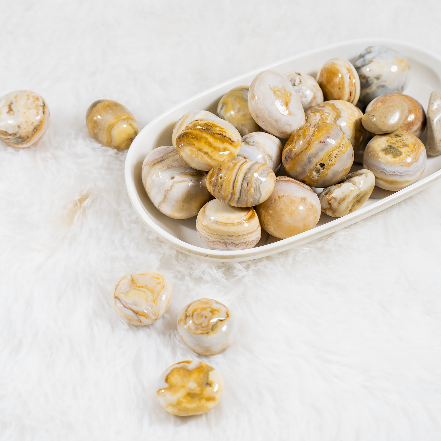 Crazy Lace Agate Tumbled Stones