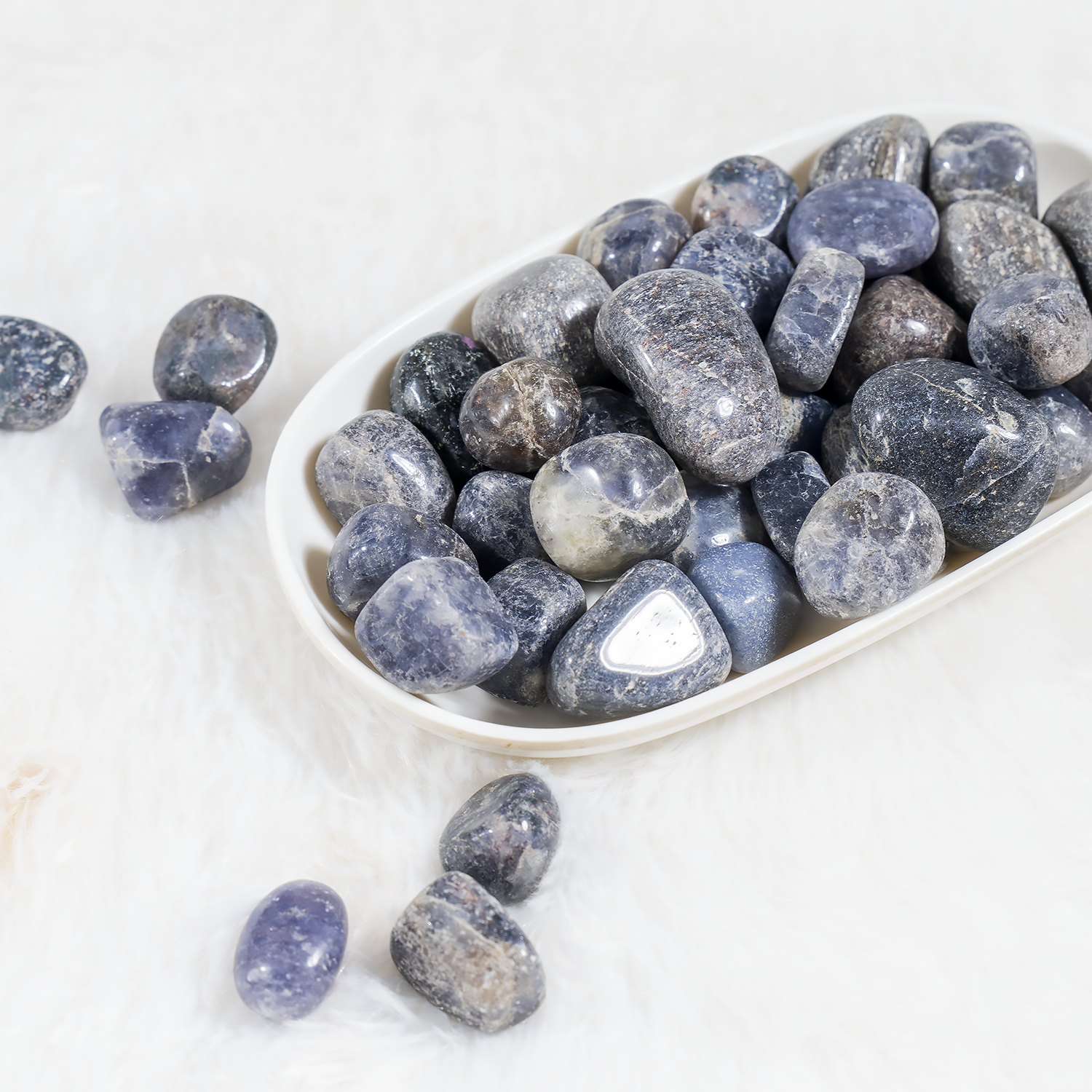 Iolite Tumbled Stones