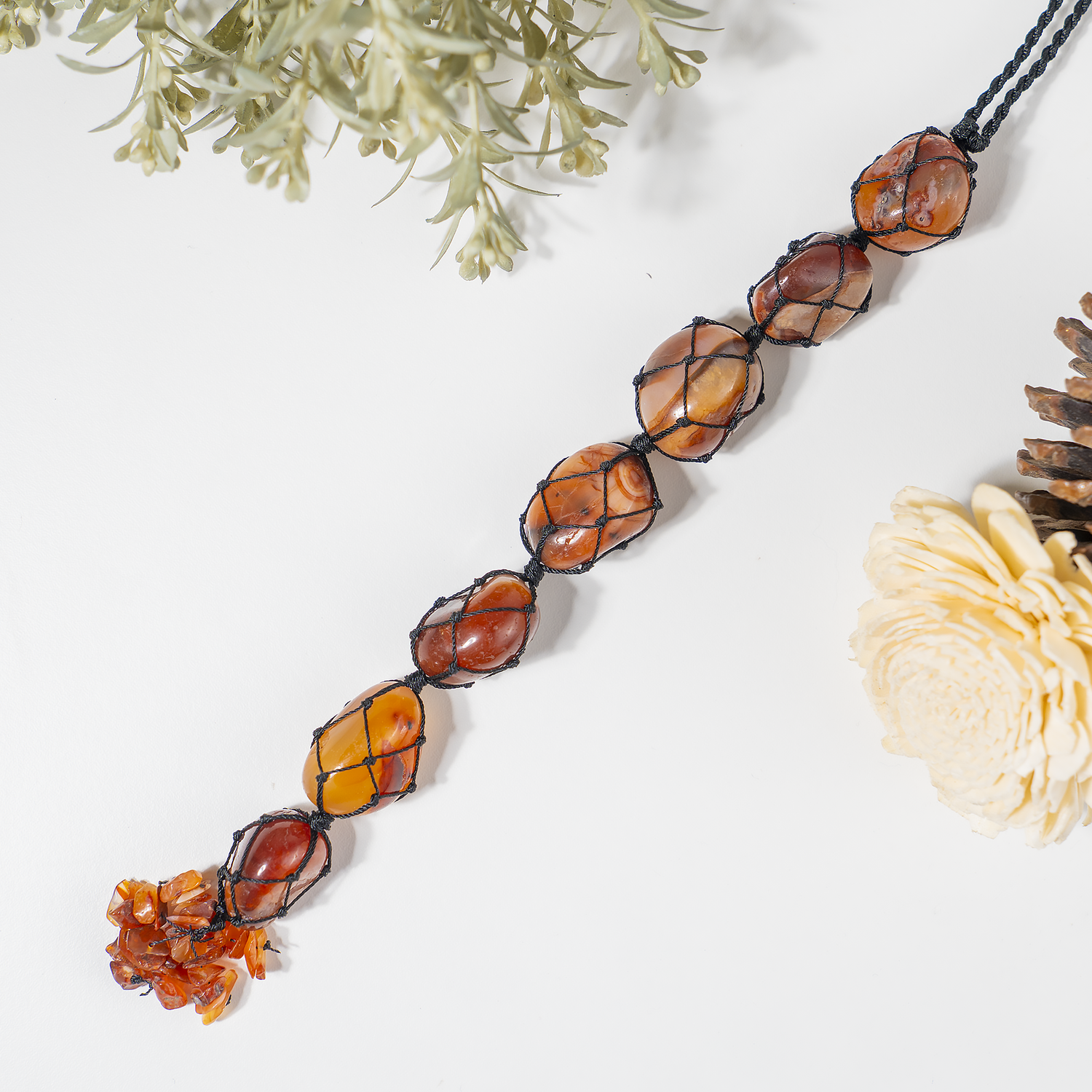 Carnelian Stone Hanger for Car and Home Decor