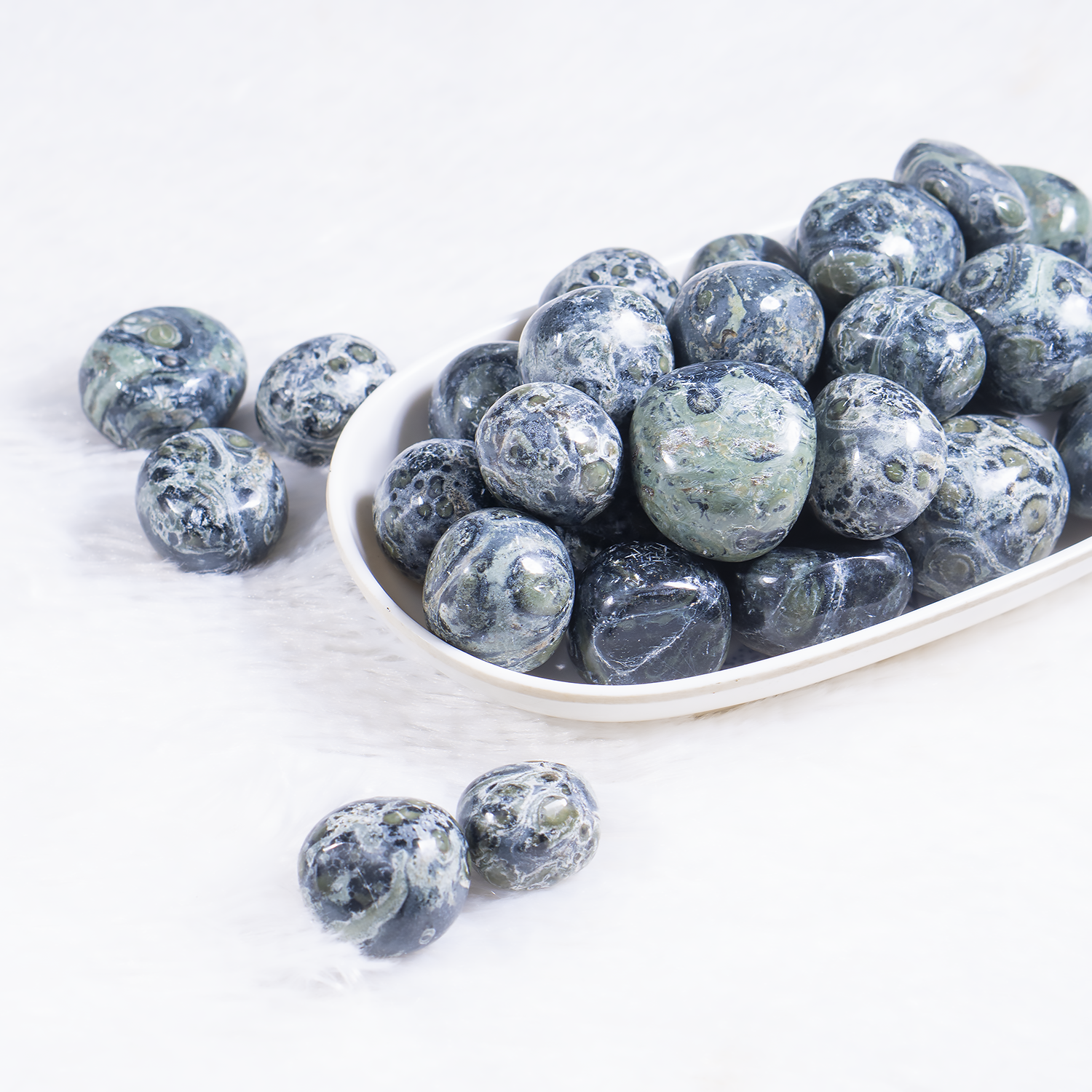 Kambaba Jasper Tumbled Stones