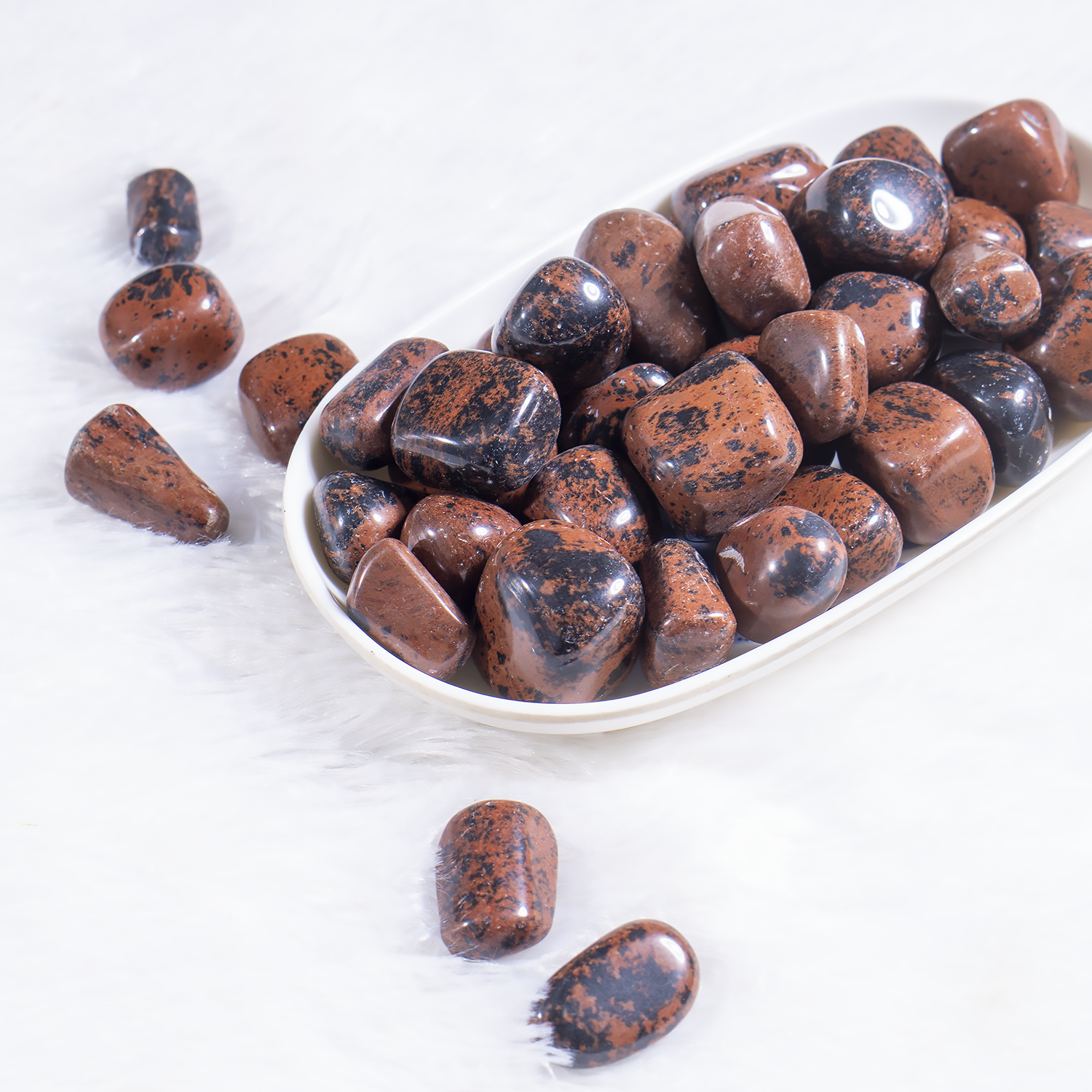 Mahogany Obsidian Tumbled Stone