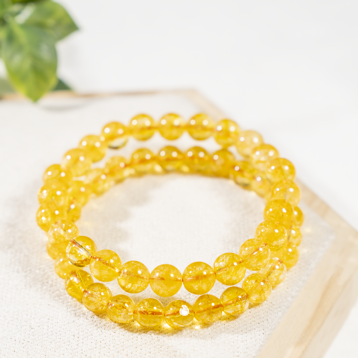 Heated Citrine Bracelets