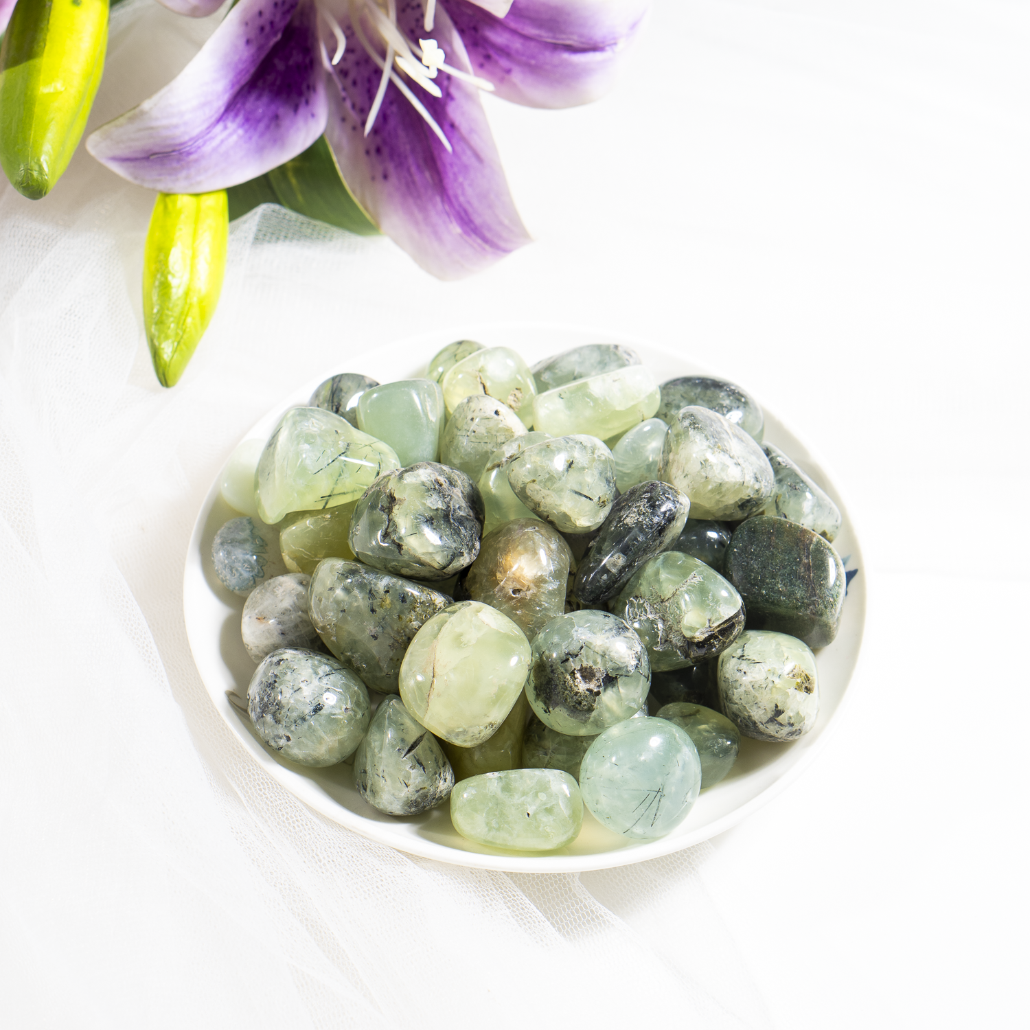 Phrenite Tumbled Stones