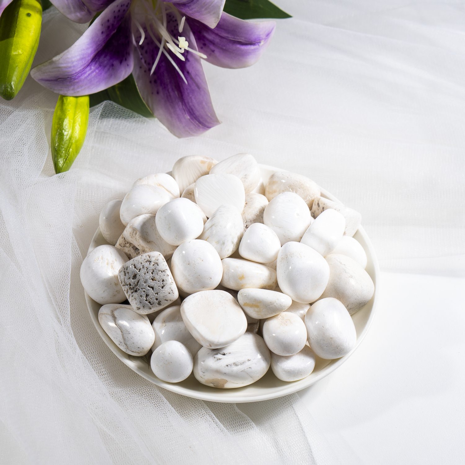 Scolecite Tumbled Stones
