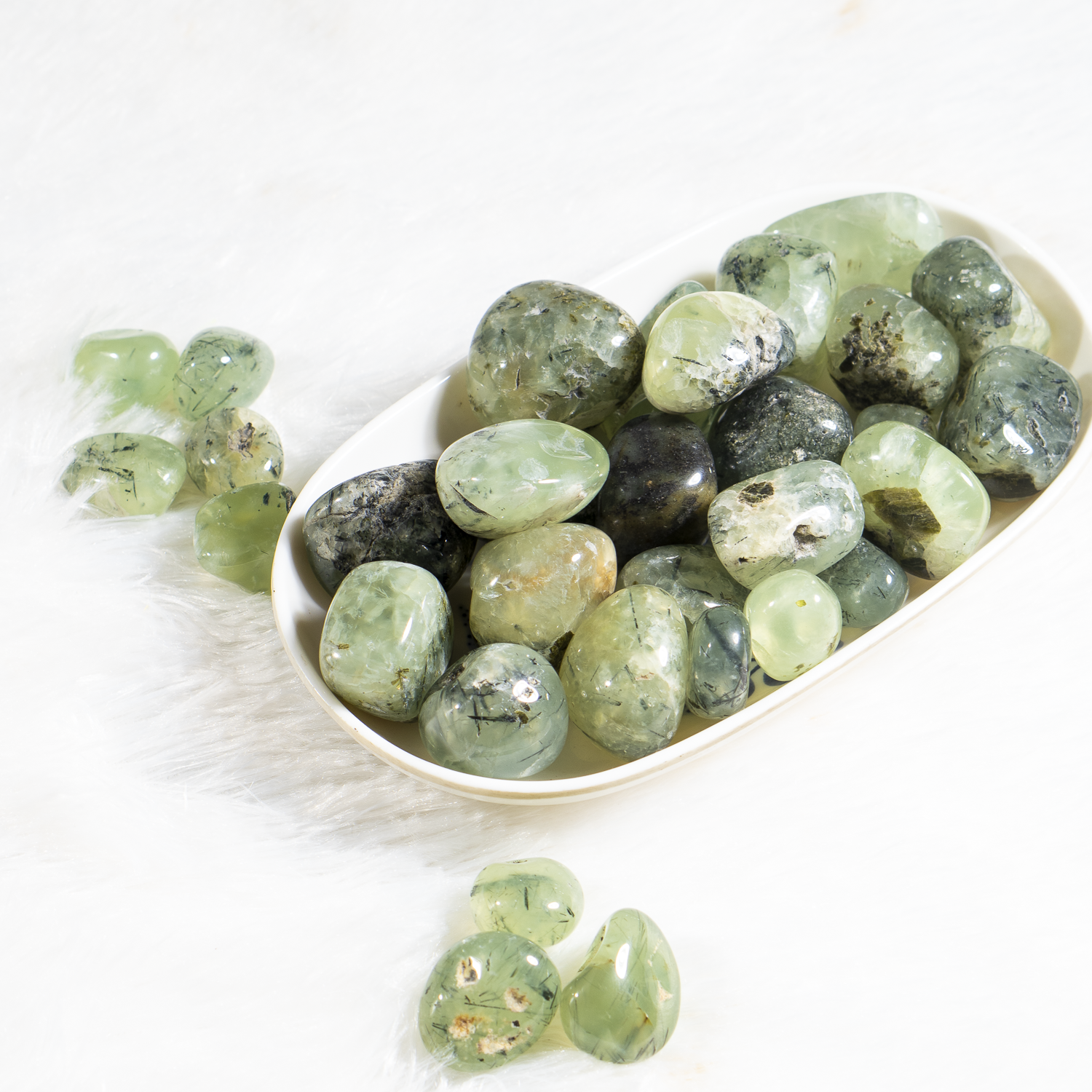 Phrenite Tumbled Stones