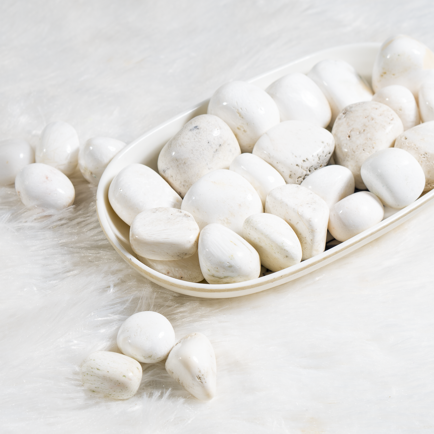 Scolecite Tumbled Stones
