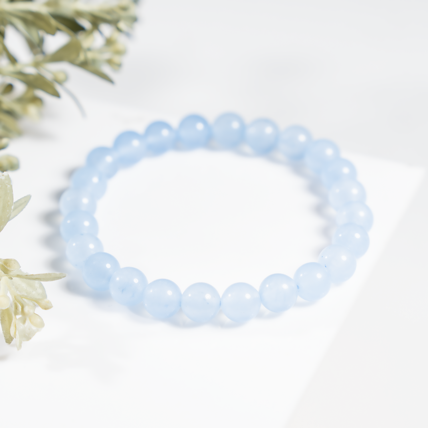 Dyed Chalcedony Bracelet