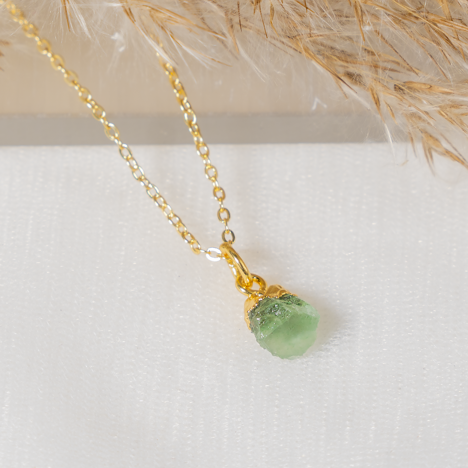 Green Aventurine Stone Necklace