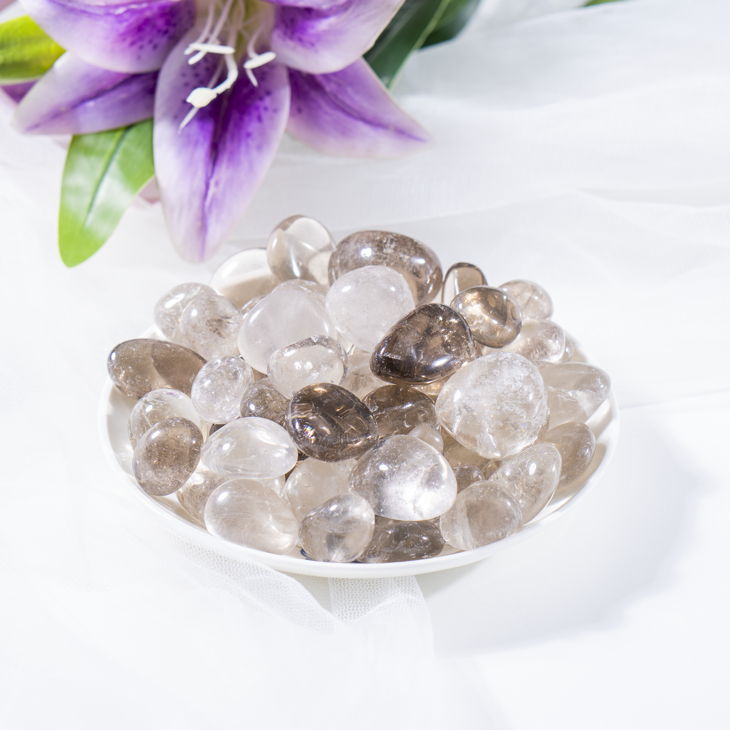 Smokey Quartz Tumbled Stones