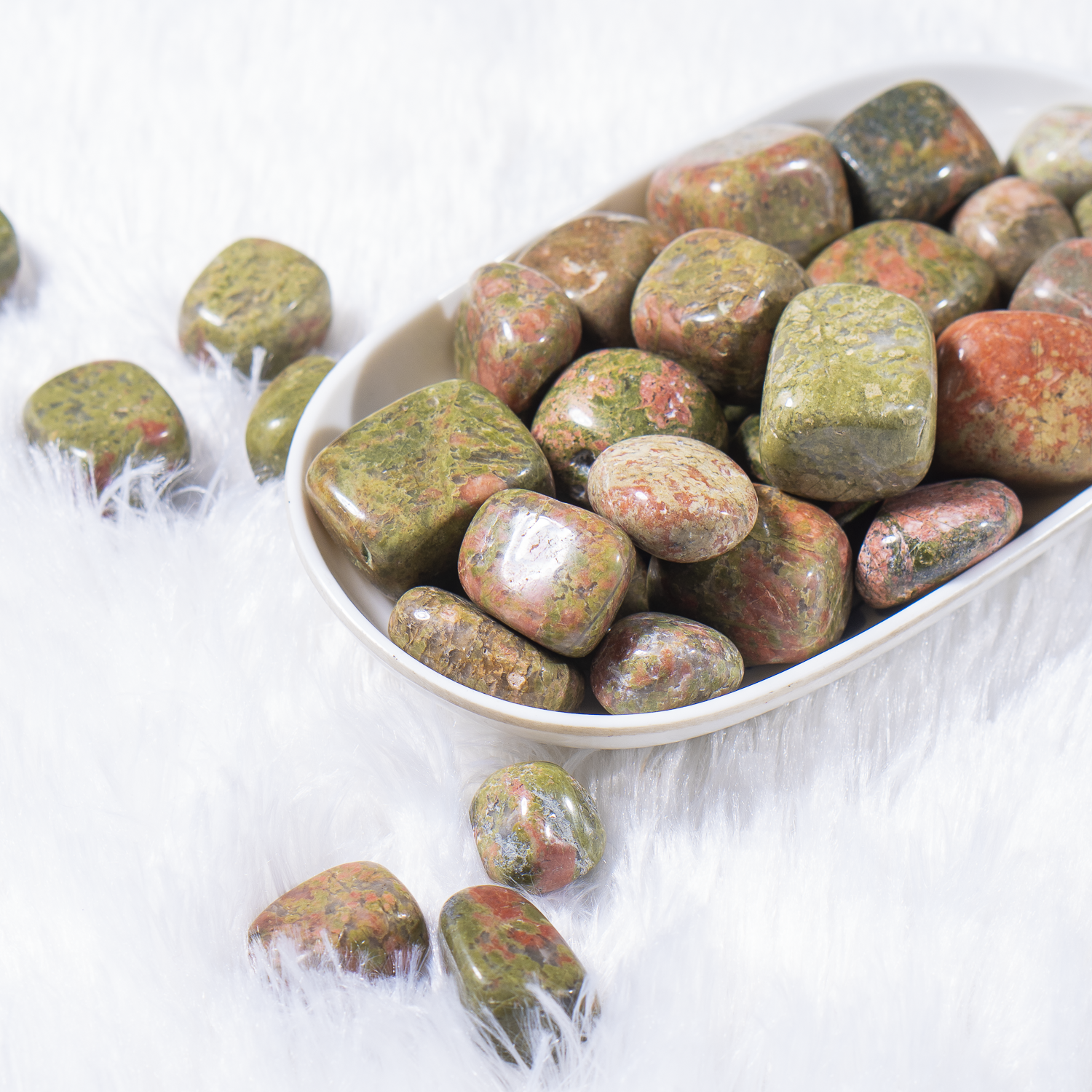 Unakite Tumbled Stones