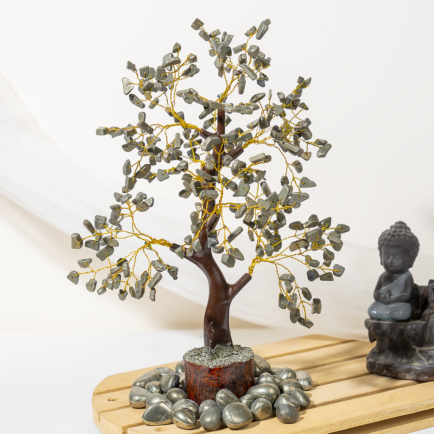 300 Chips Pyrite Tree