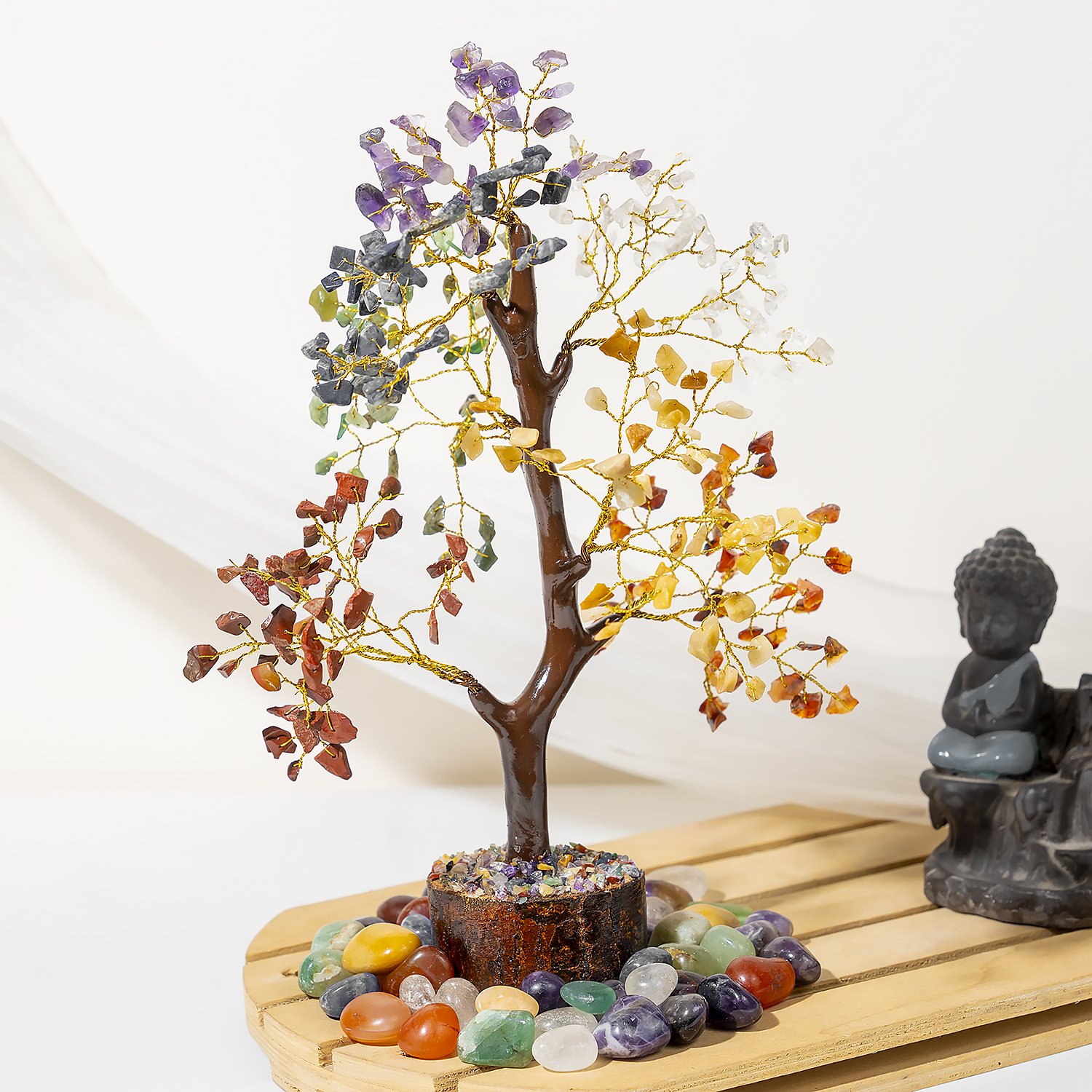 300 Chips 7Chakra Tree