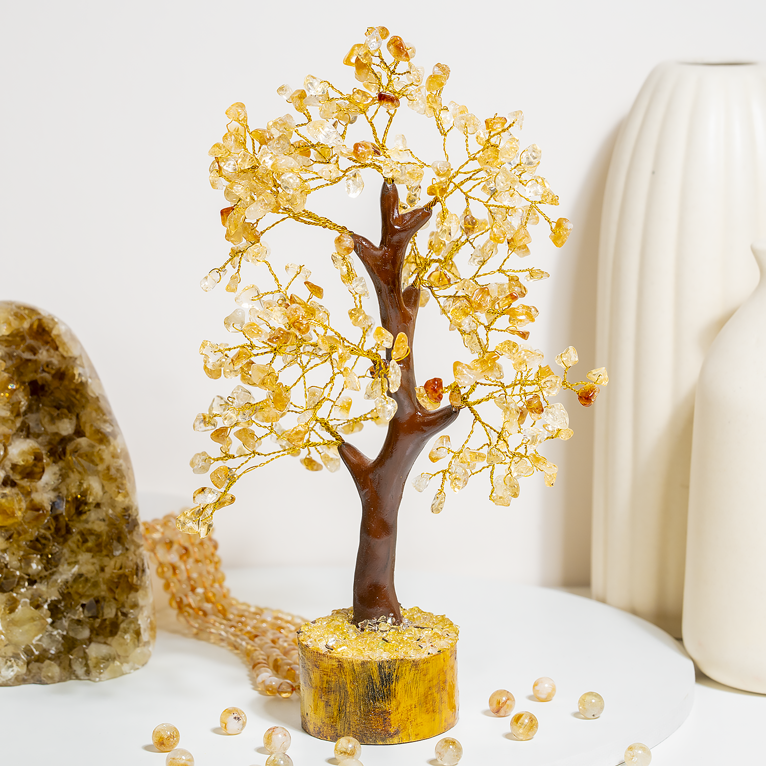300 Chips Citrine Tree