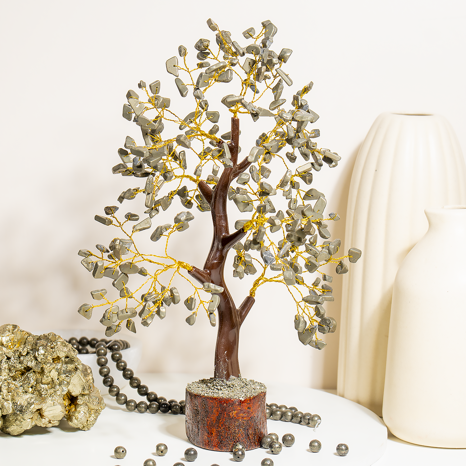 300 Chips Pyrite Tree