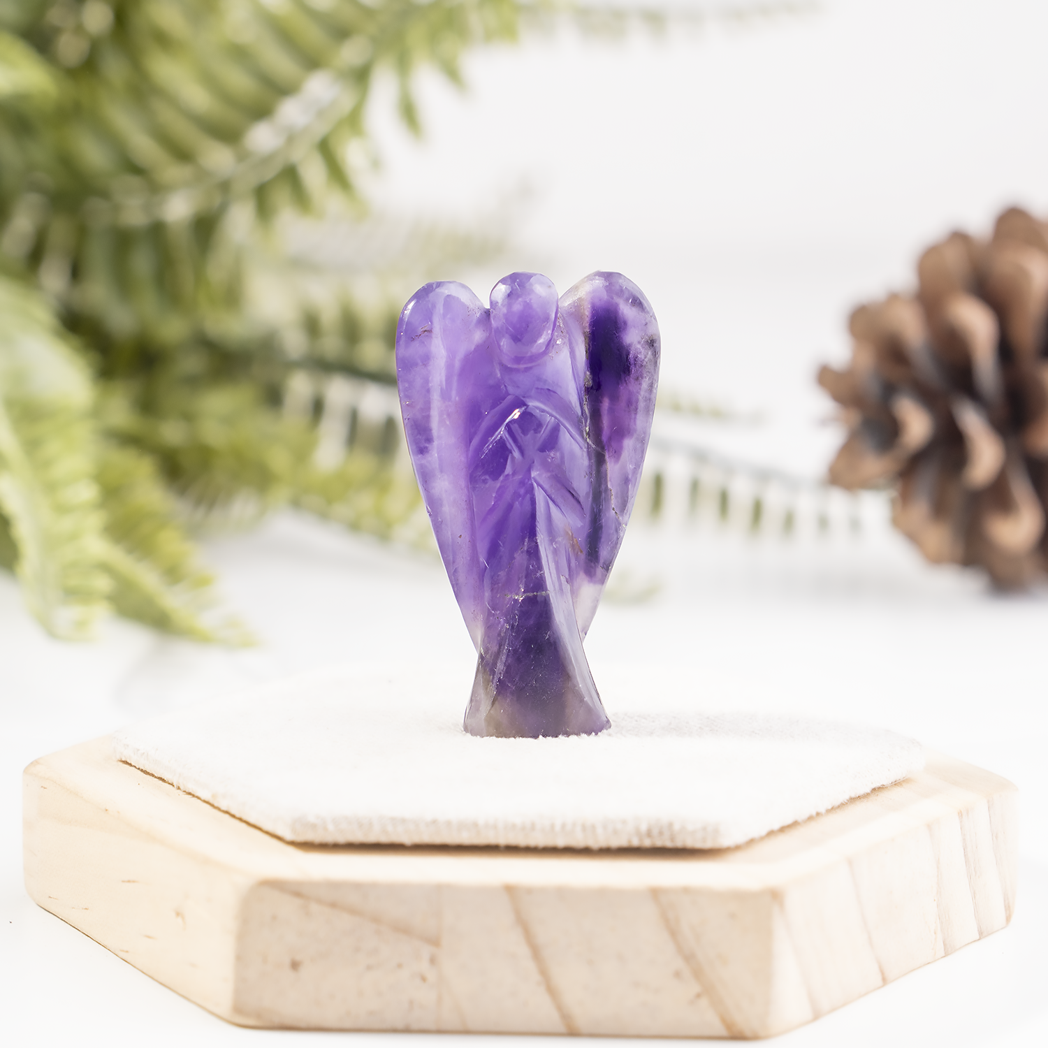 2 inches Amethyst Angels