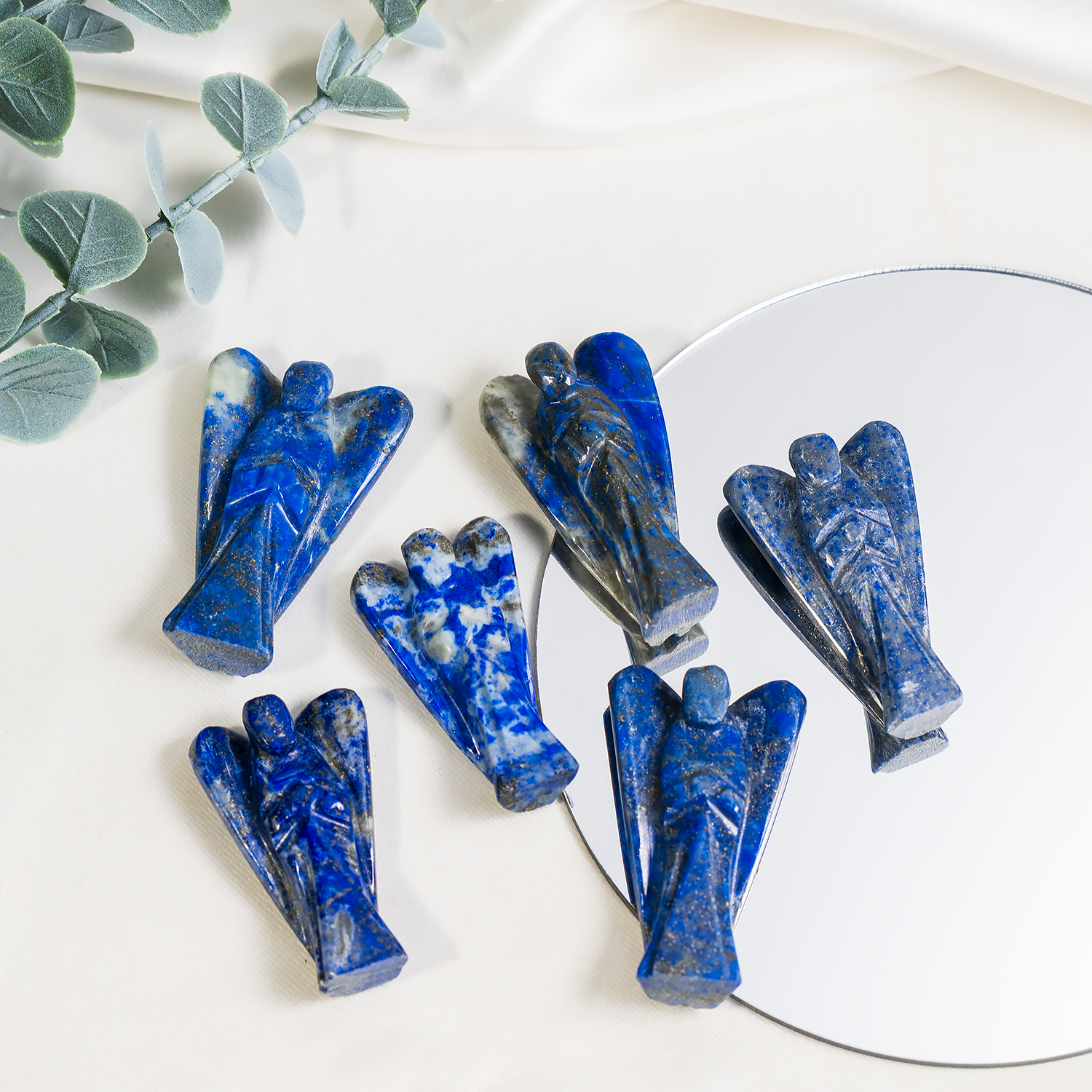 2 inches Lapis Lazuli Angels