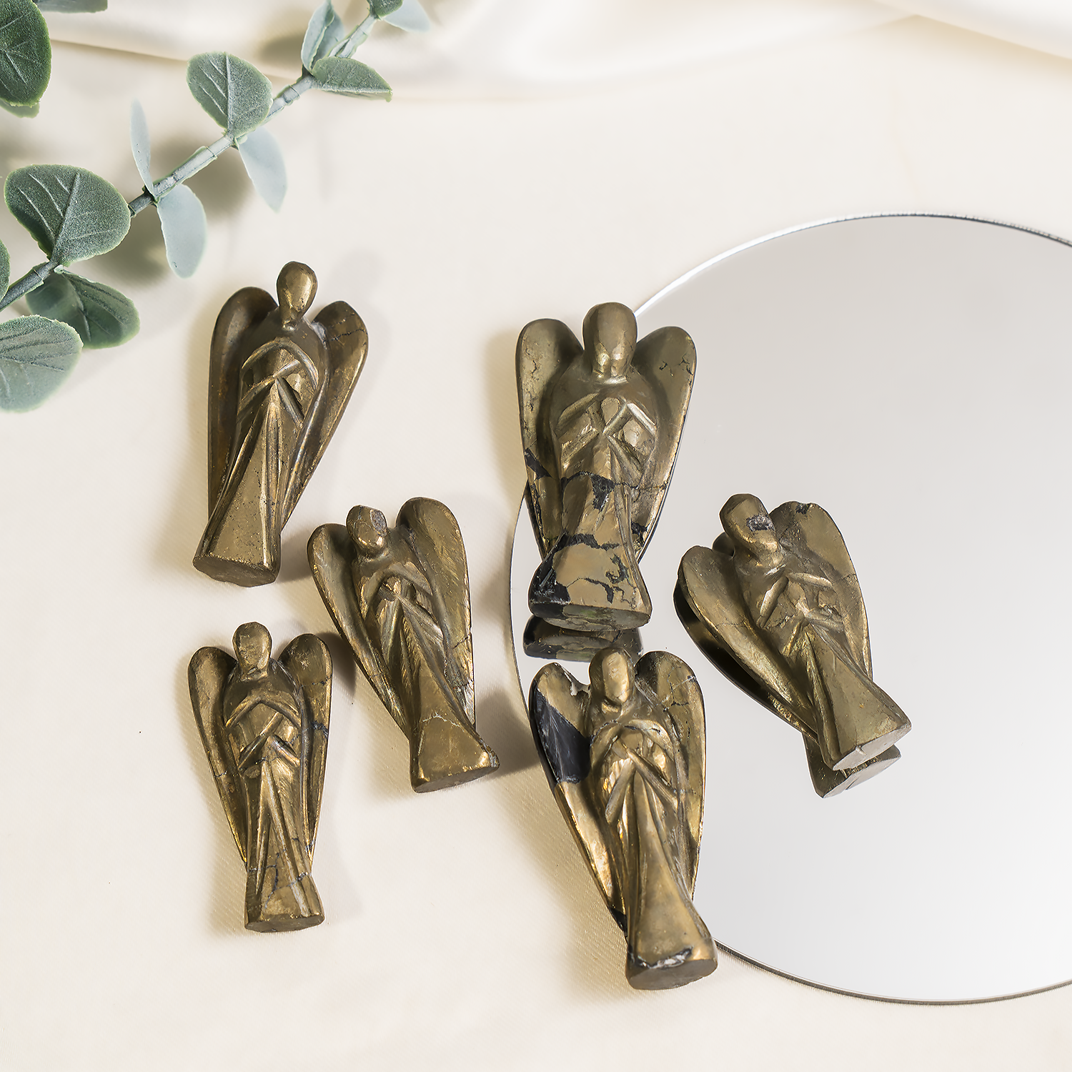 2 inches Pyrite Angels