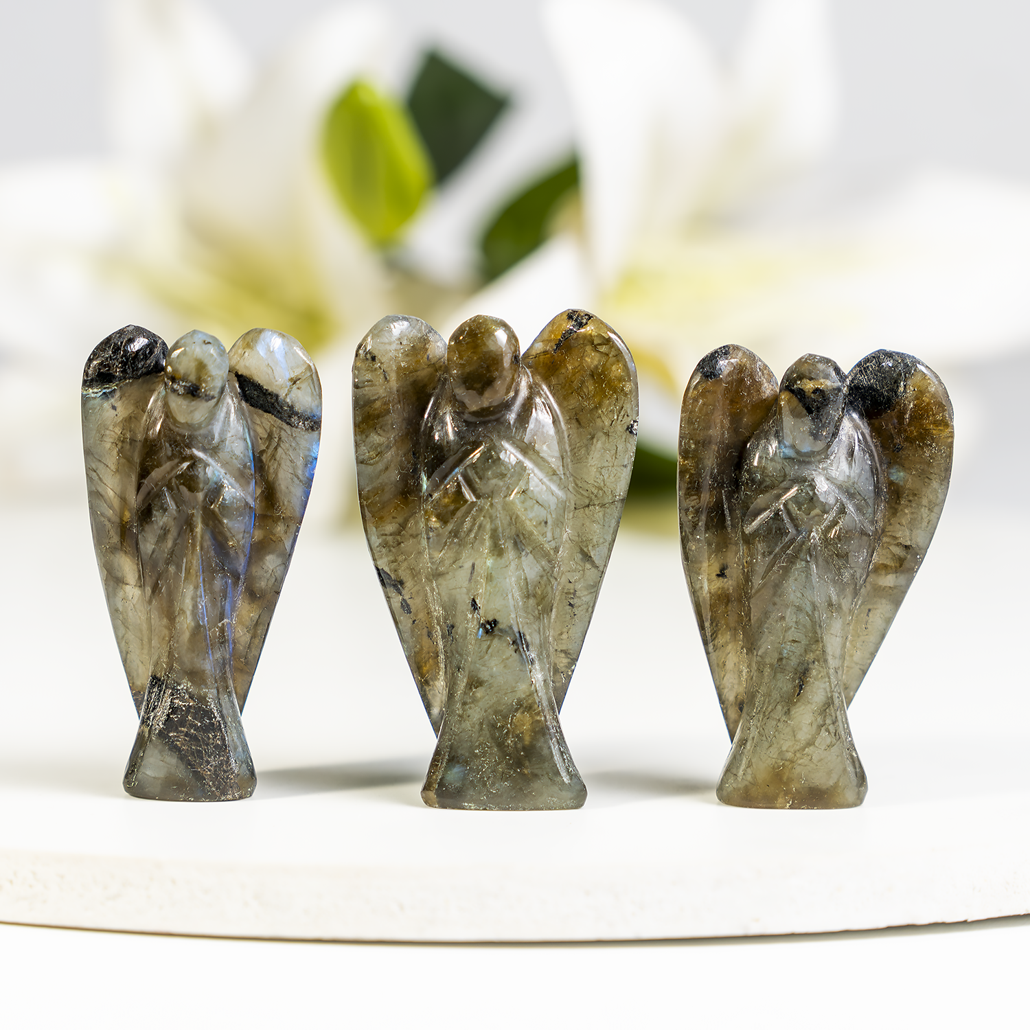 2 inches Labradorite Angels