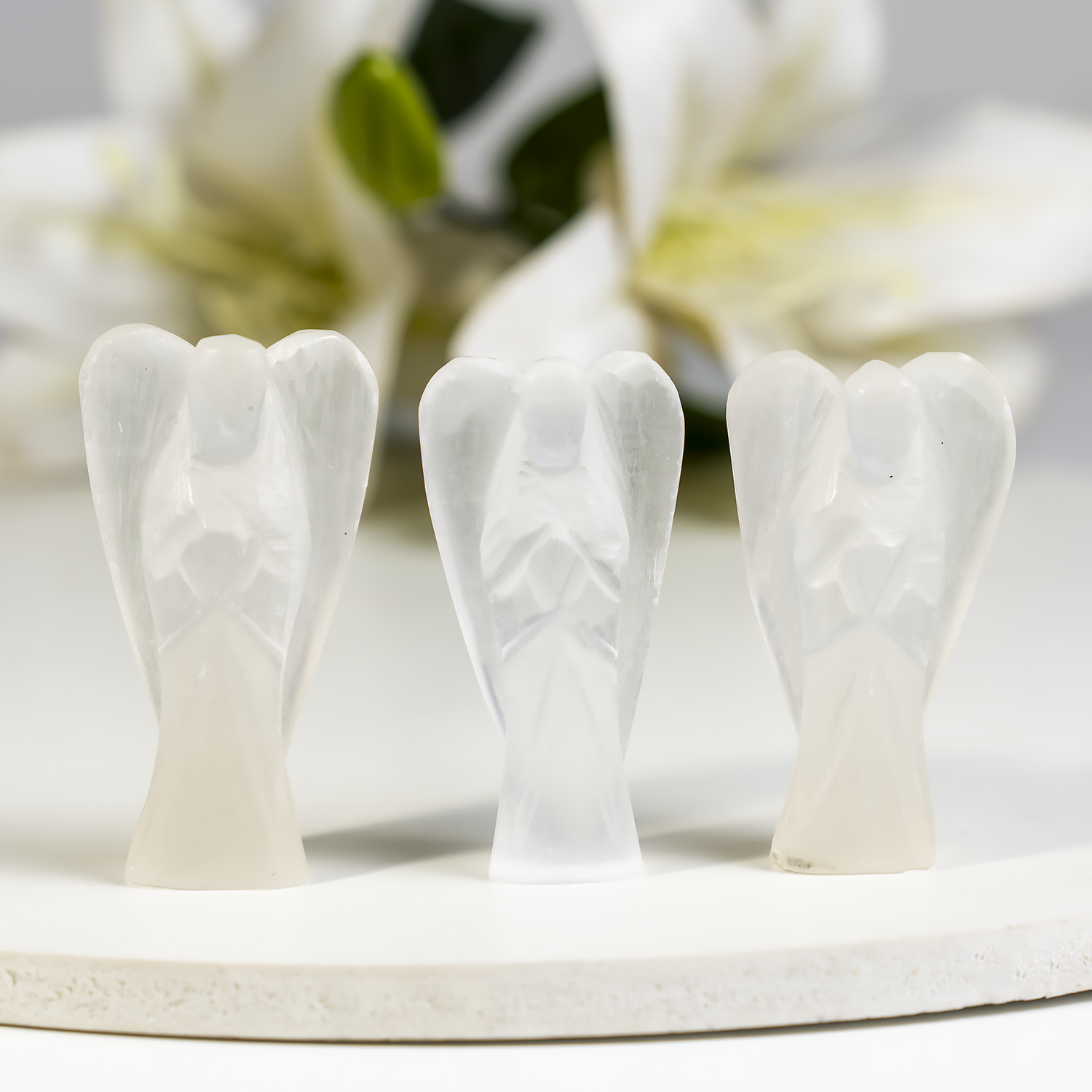 2 inches Selenite Angels