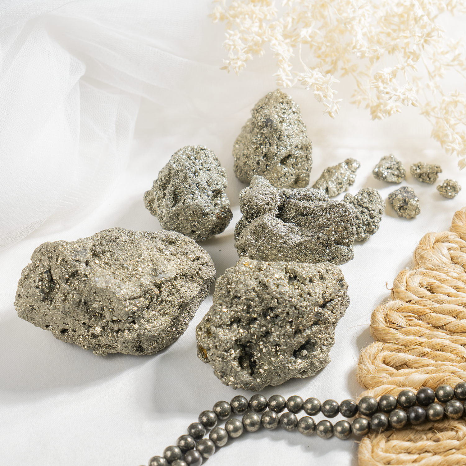 1Pc Pyrite Stone (50-100Gram) | Raw A Quality Pyrite Cluster