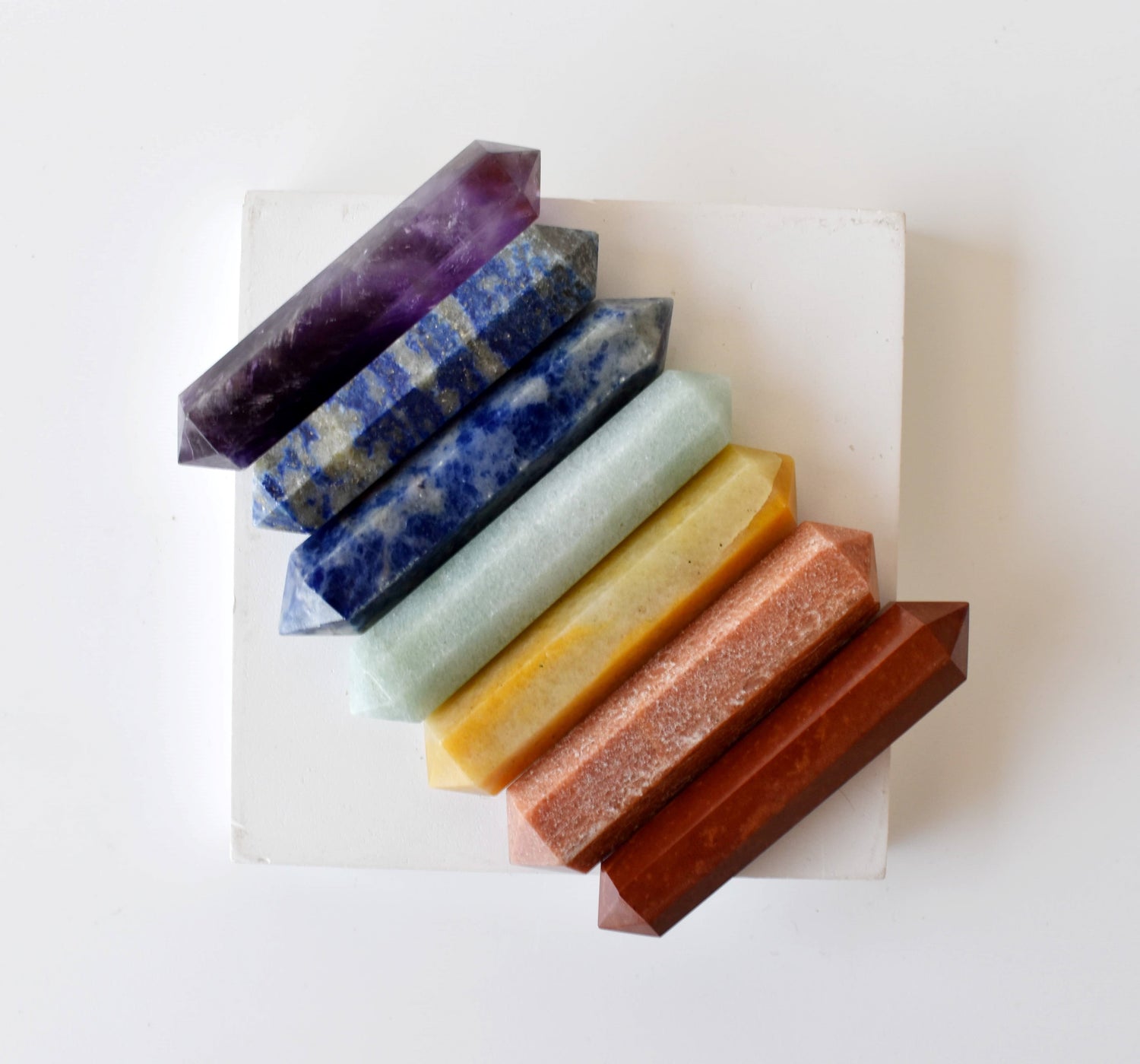 7Chakra Crystals Points Set