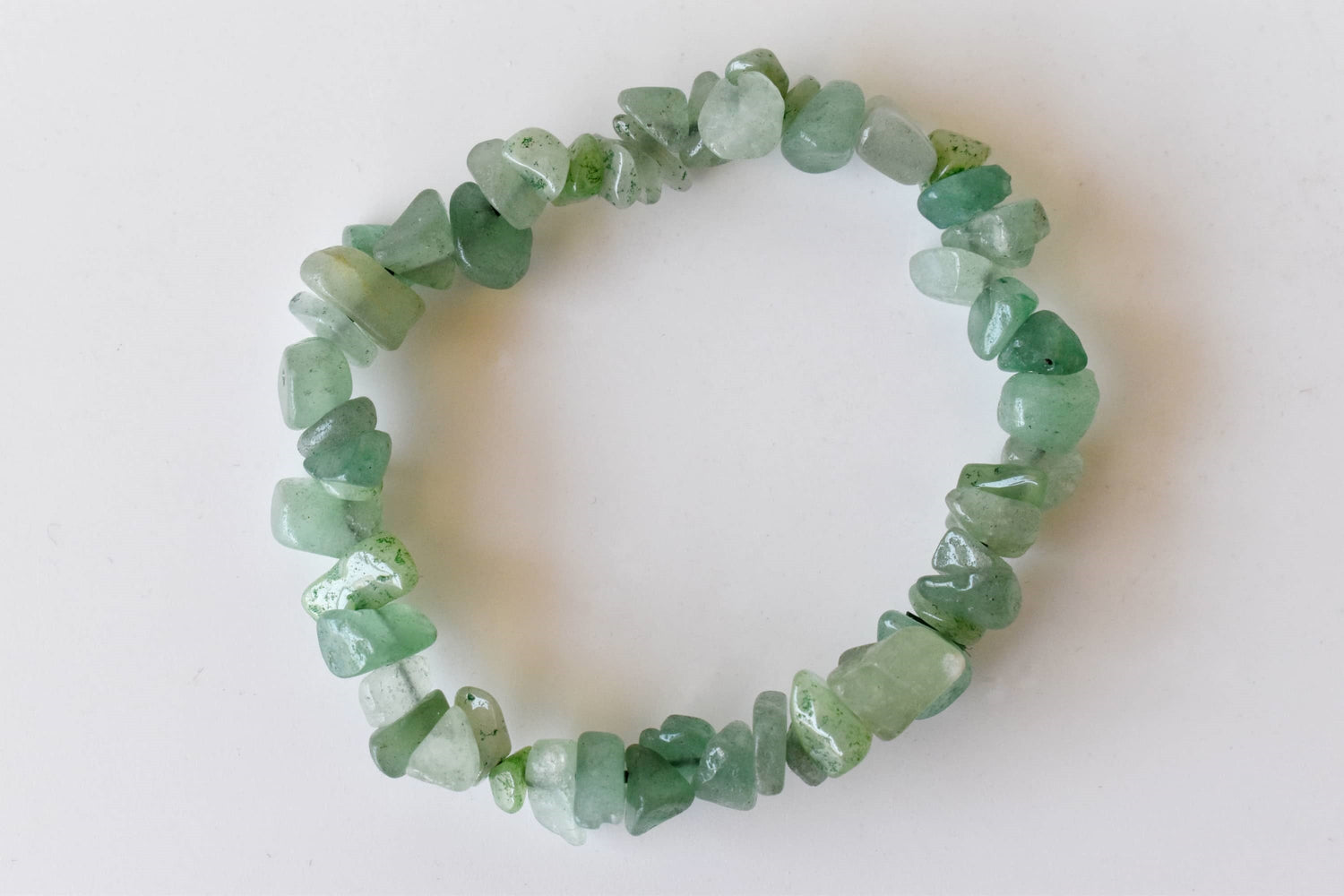 Green Aventurine Chip Bracelet