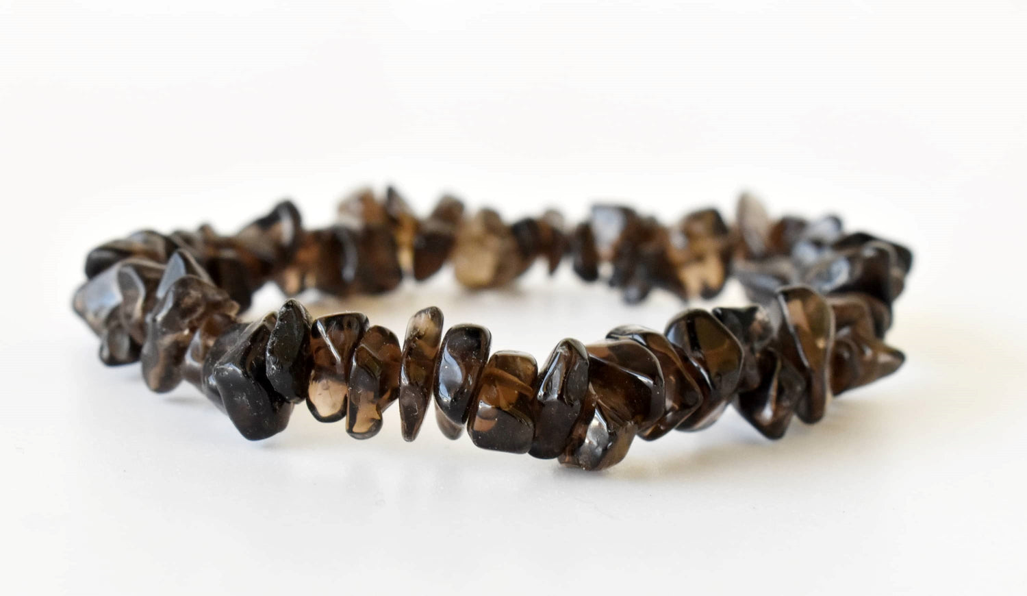 Smokey Quartz Chip Bracelet
