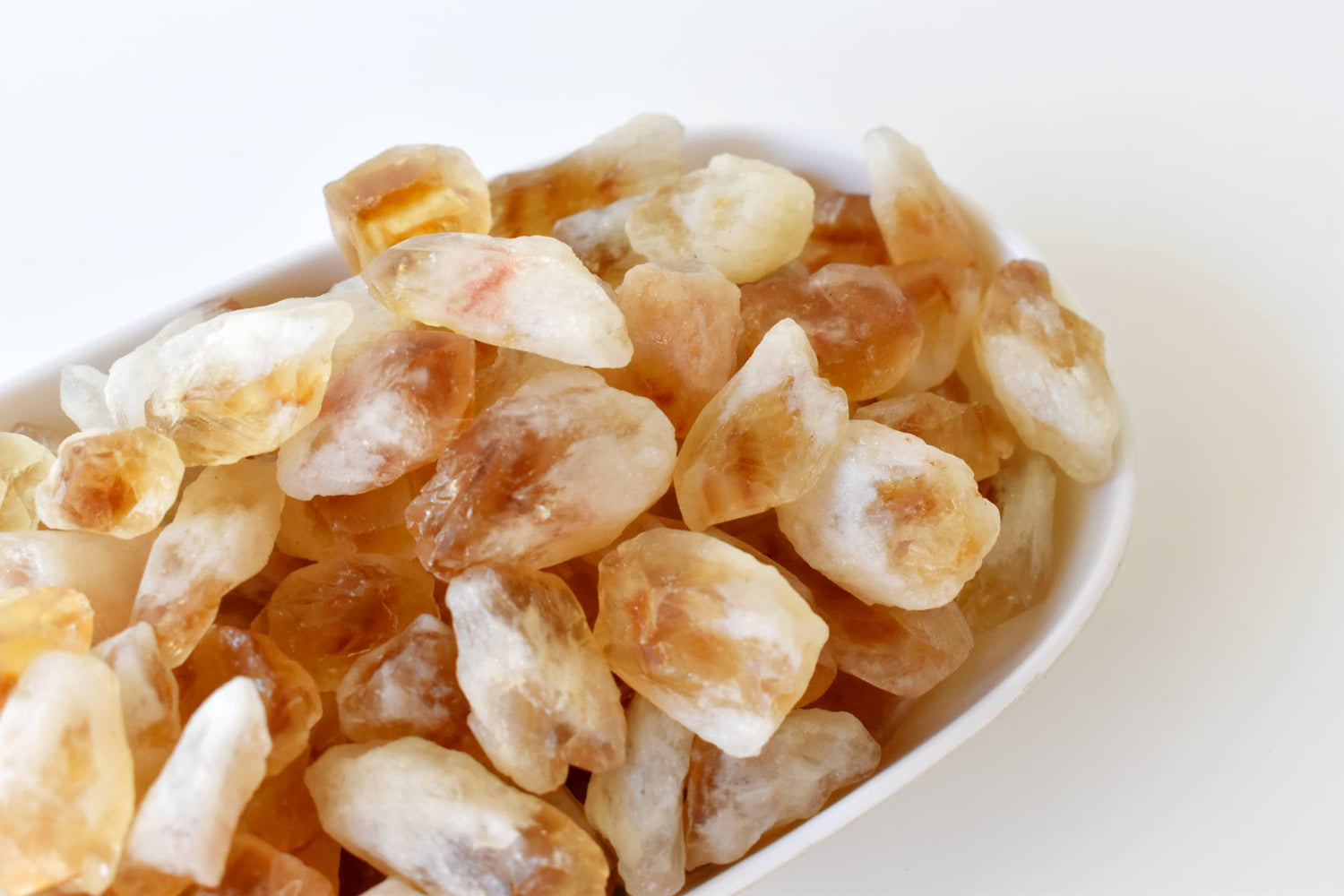 Natural Citrine Points, Natural Bulk Crystals