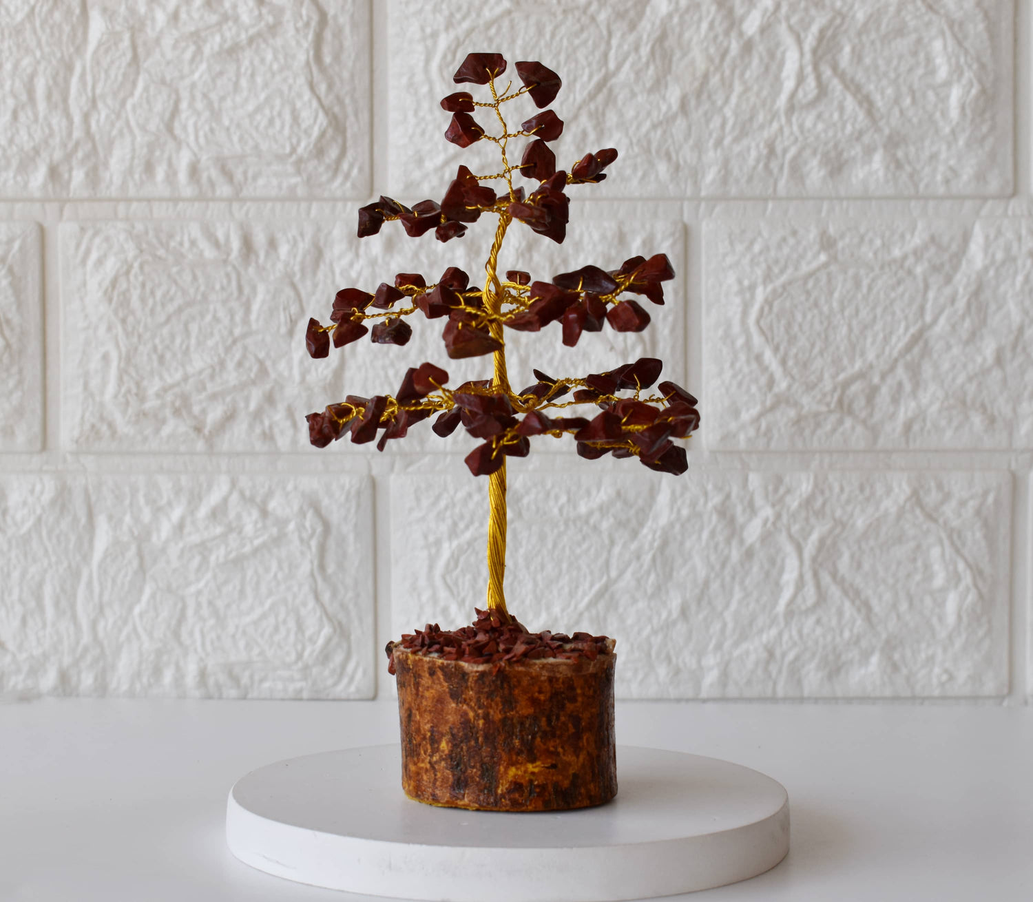 100 Chips Red Jasper Crystal Tree