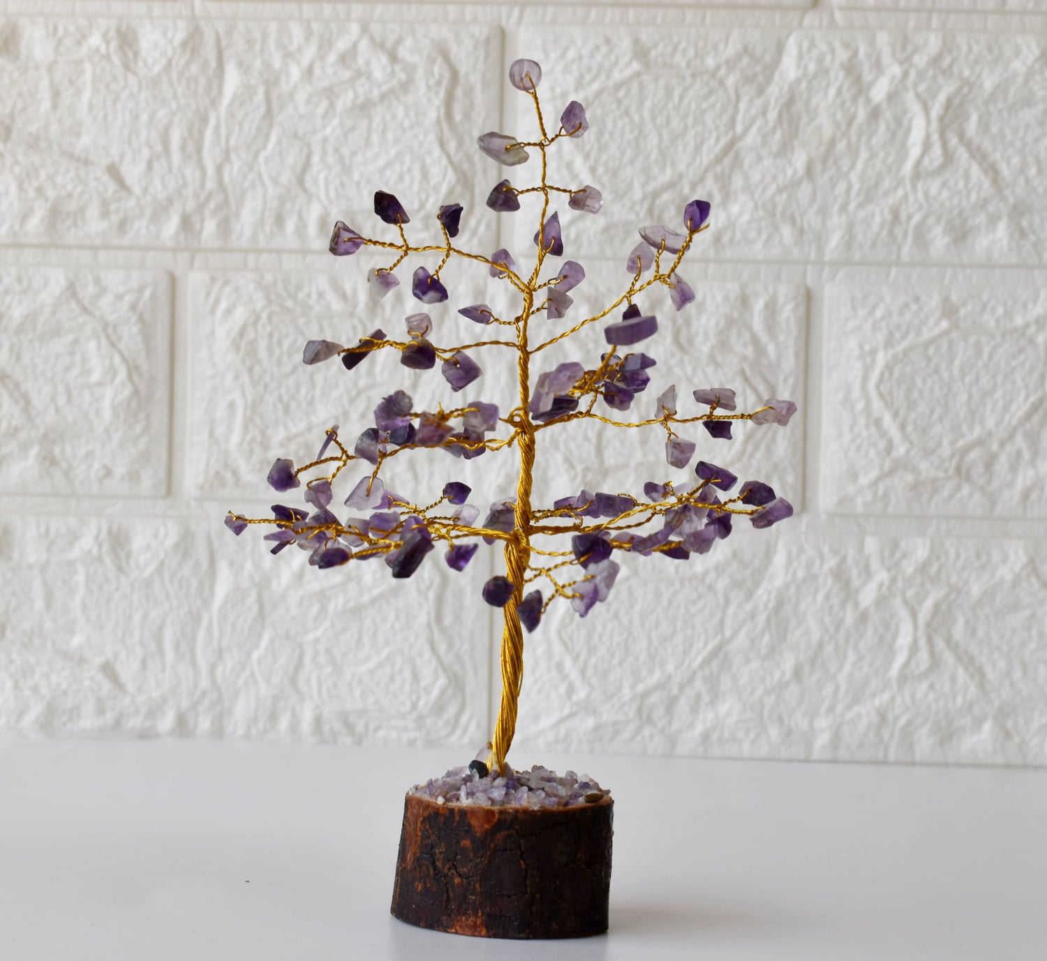 100 Chips Amethyst Crystal Tree