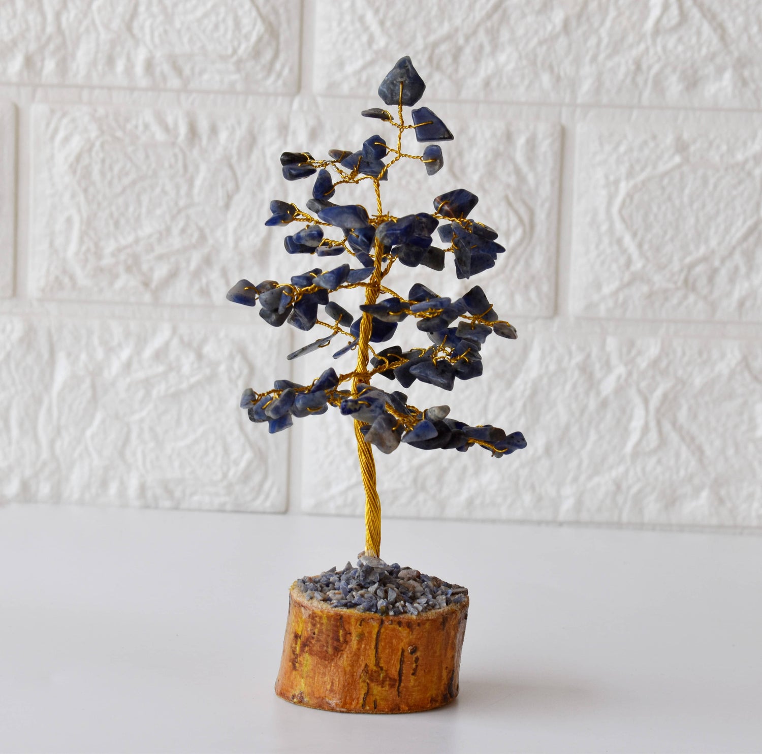 100 Chips Sodalite Crystal Tree
